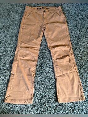 Prana Halle Pant Earthbound Womens Size 12 Hiking Camping Stretch Bootcut Nature
